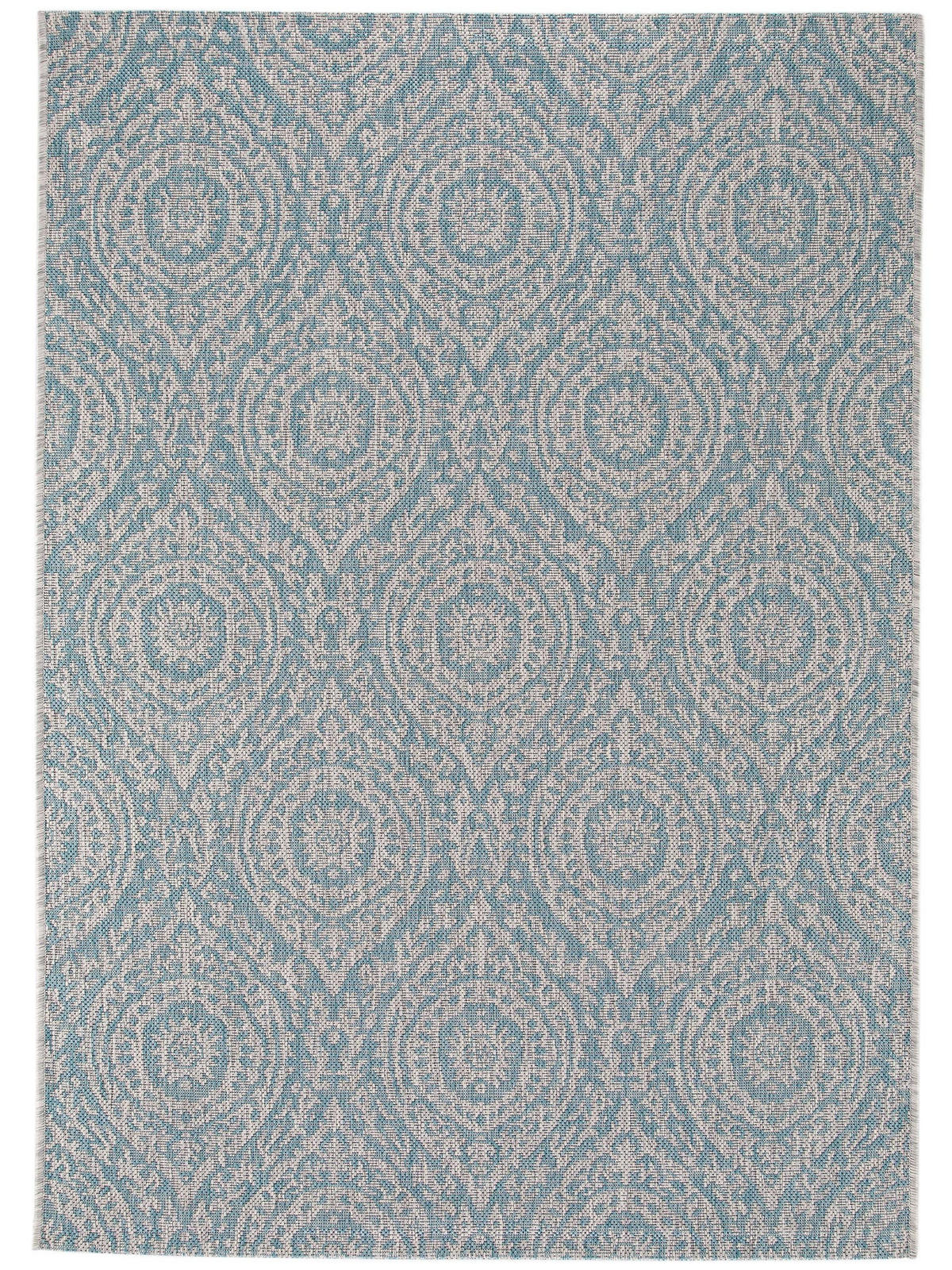 OUTDOORTEPPICH Cleo Beige/Türkis 300x400 cm - Beige, Textil (300/400cm) - benuta Nest