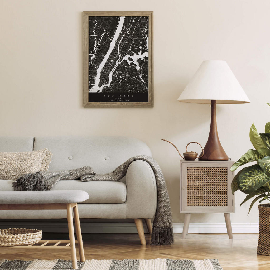 Thumbnail - Mobili Rebecca Nachttisch, Braun, Holz, Quadratisch, 30x57x38 cm, Schlafzimmer, Nachttische