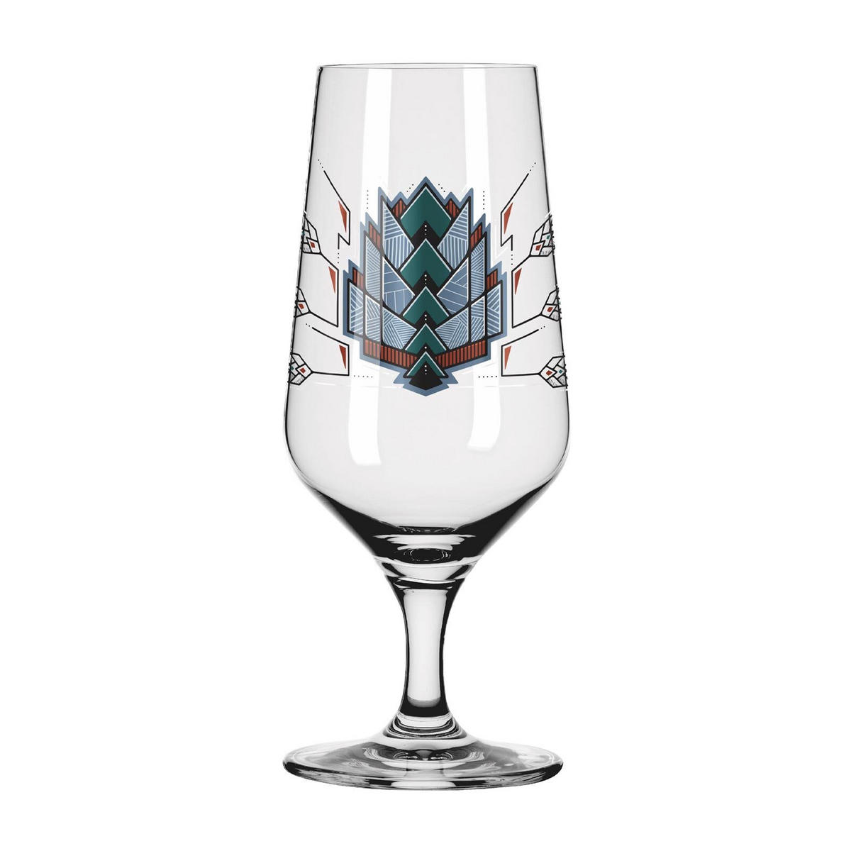 PILSGLÄSER MIT MOTIV Brauchzeit transparent 374 ml 2er Set - Transparent, Glas (0.374L) - Ritzenhoff
