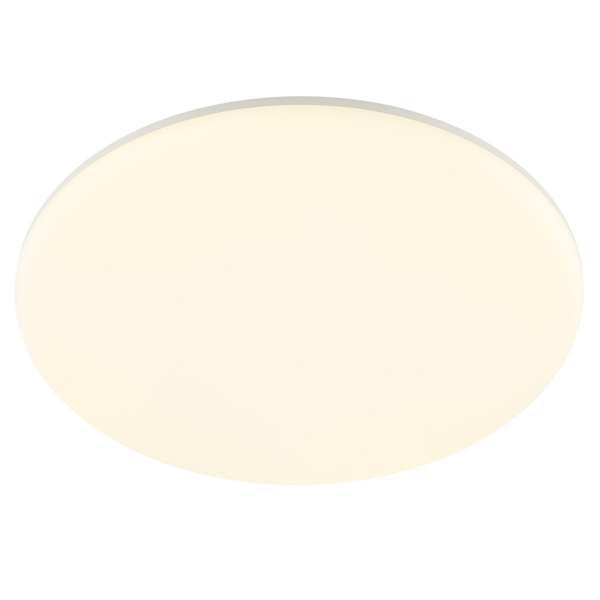 LED DECKENLEUCHTE Conna Weiß 29/29/5,7 cm - Weiß, Kunststoff (29/29/5.7cm) - Brilliant