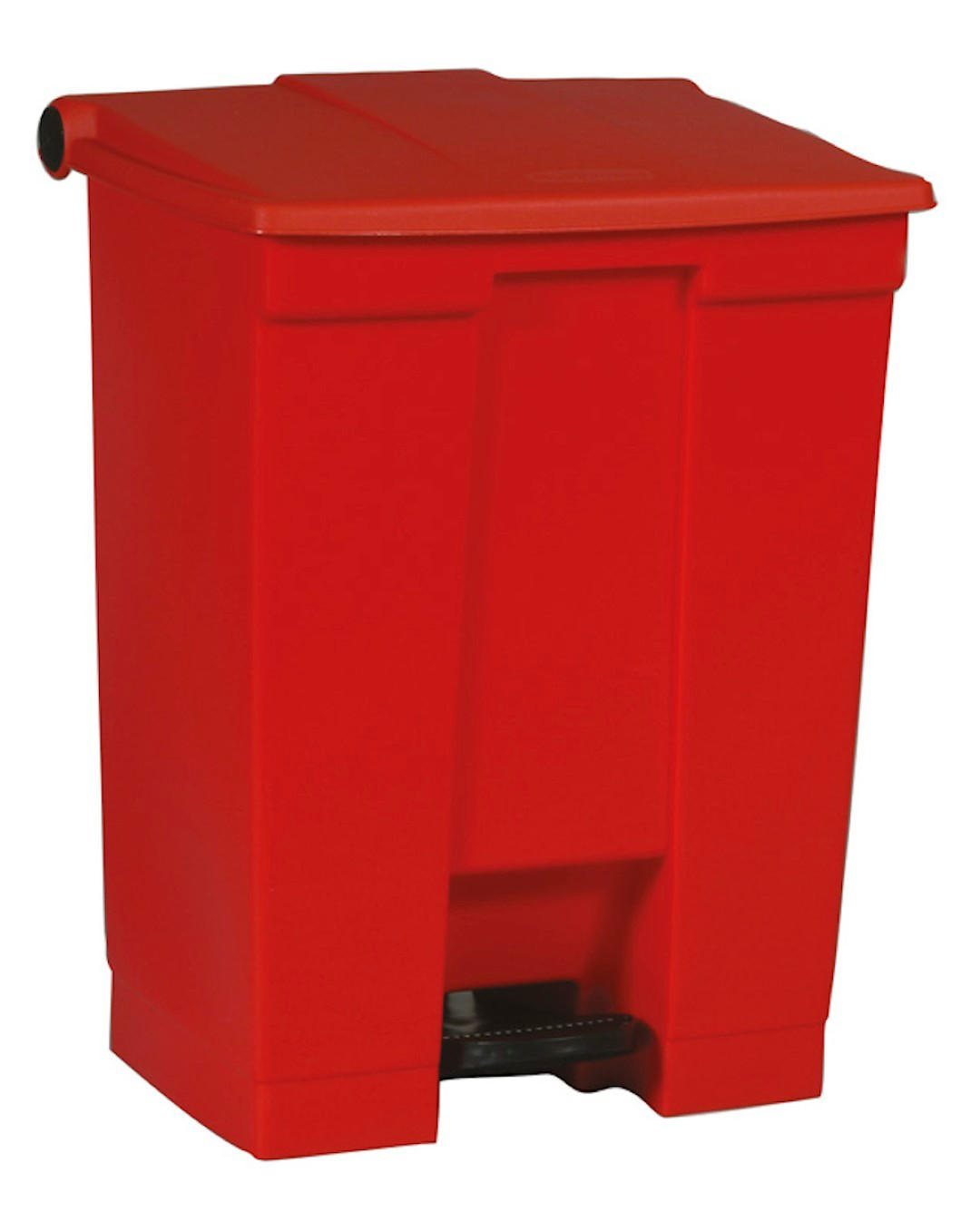 MÜLLEIMER Robuster Pedaleimer 68,1 Liter 67,3 x 41 x 50,2 cm Aus Konformen Polyethylen Rot - Rot, Metall (41/67.3/50.2cm) - PROREGAL