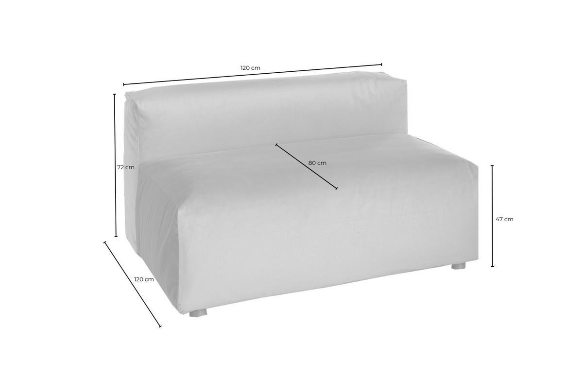 SESSEL MIA Grün Velvet - Schwarz/Grün, Kunststoff/Textil (120/72/120cm) - KAWOLA