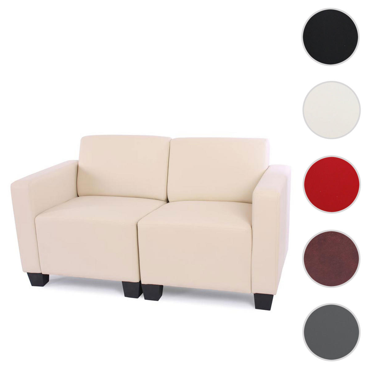 2-SITZER SOFA Beige - Beige, Textil (136/76/72cm) - MCW