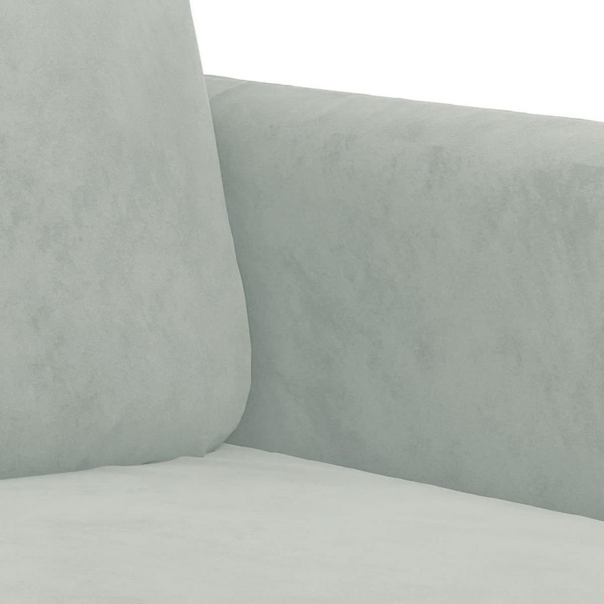 3-SITZER-SOFA Eisleben - Grau, Naturmaterialien (198/77/80cm) - Nettlife