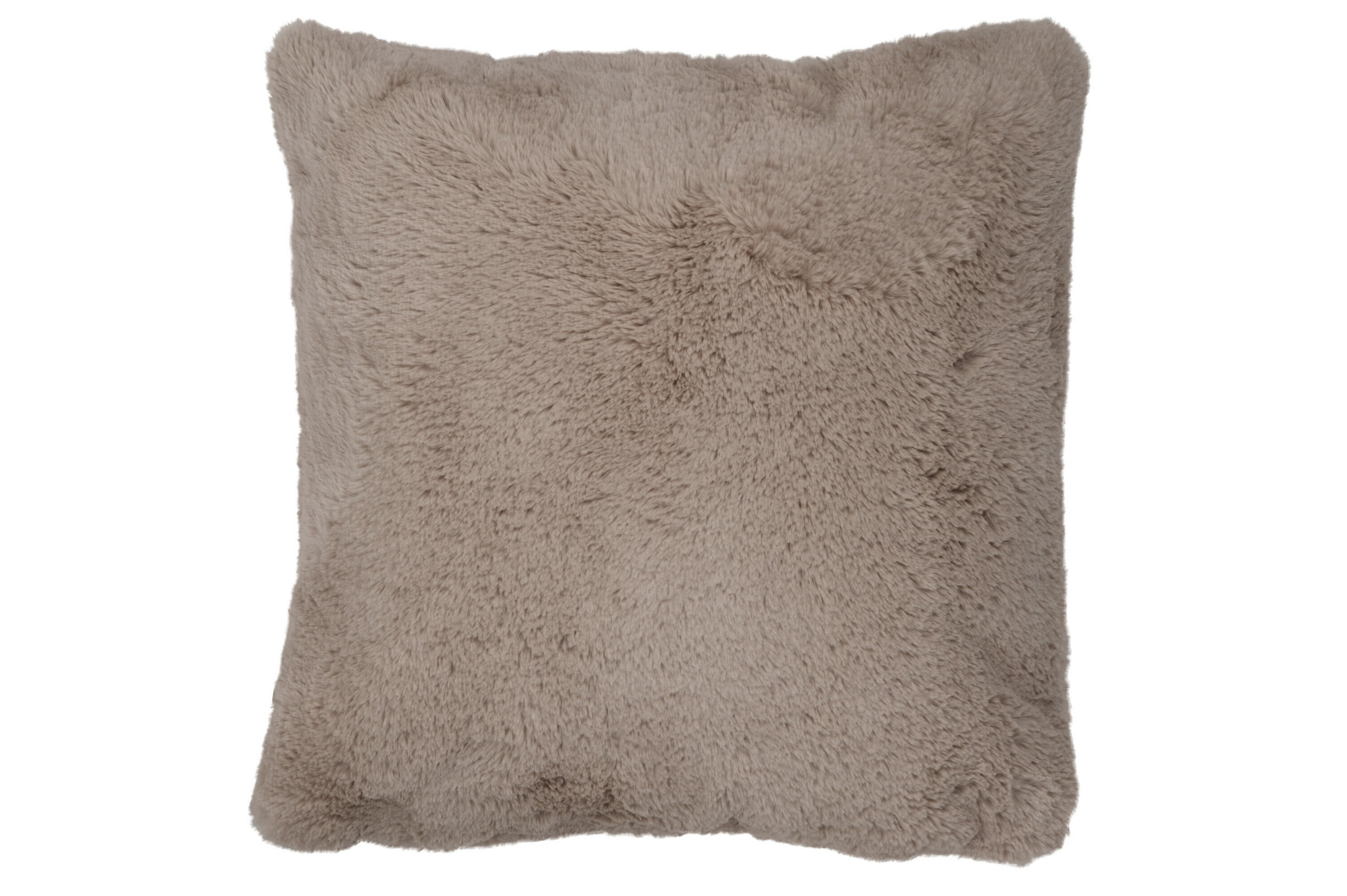 KISSEN CUTIE - Plüsch - Grau - Sandfarben, Textil (45/45cm) - J-Line
