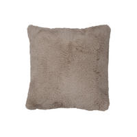 KISSEN CUTIE - Plüsch - Grau - Sandfarben, Textil (45/45cm) - J-Line