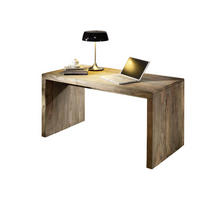 SCHREIBTISCH Sheesham 148x75x78 grau geölt NATURE GREY #710 - Grau, Holz (75/148/78cm) - Massivmoebel24