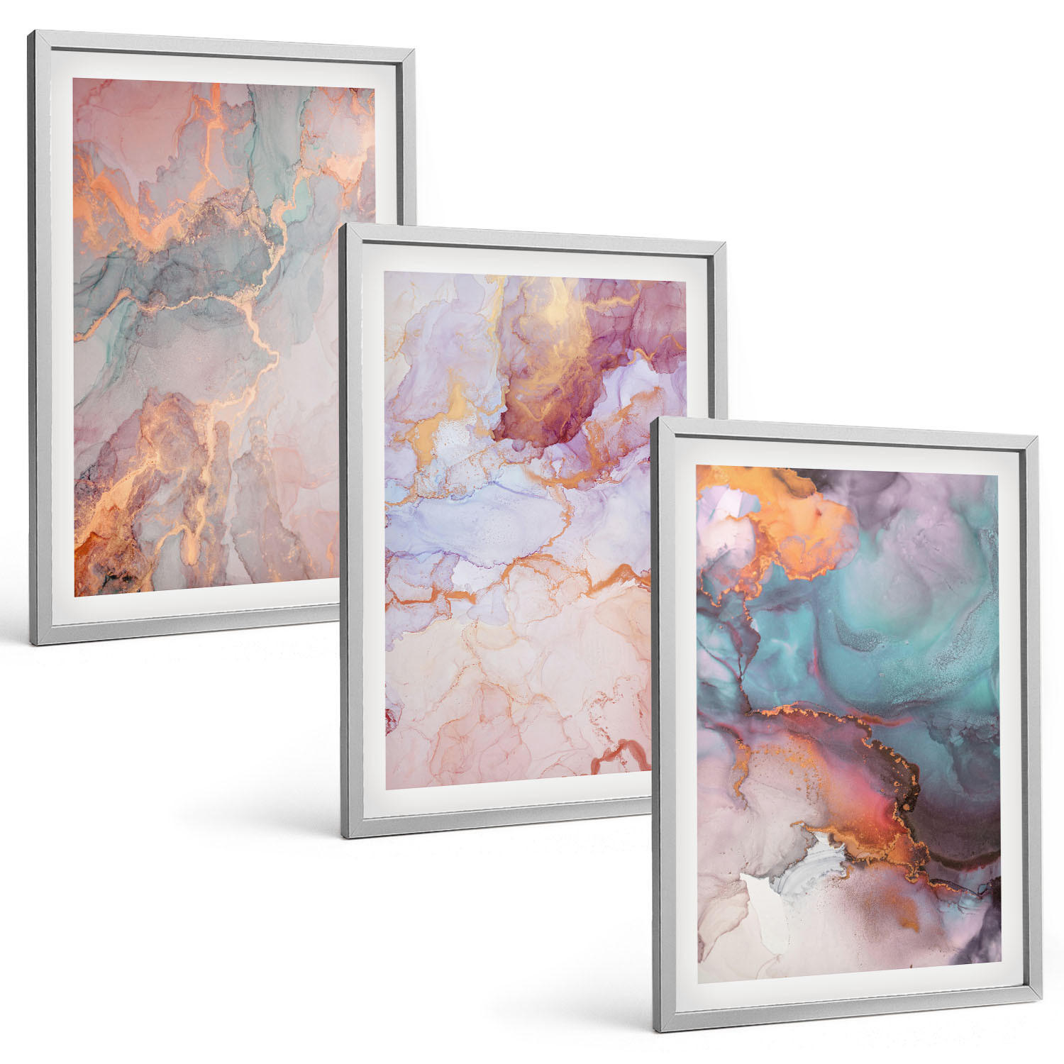 Tulup Bilder Silber 40x60 cm