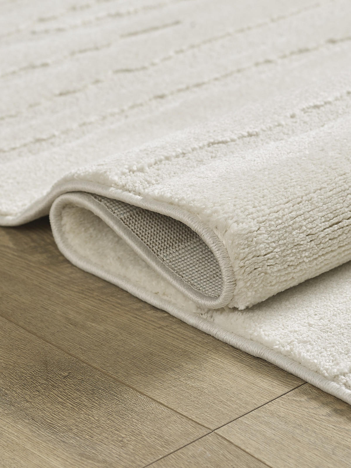 KURZFLORTEPPICH Abstrakt CETINA Polypropylen Creme 160 x 230 cm - Beige, Textil (160/230cm) - KADIMA DESIGN