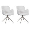 ESSZIMMERSTUHL Lasse Beige 65/60/90 cm 2er-Set - Beige, Textil (60/90/65cm) - LABEL51
