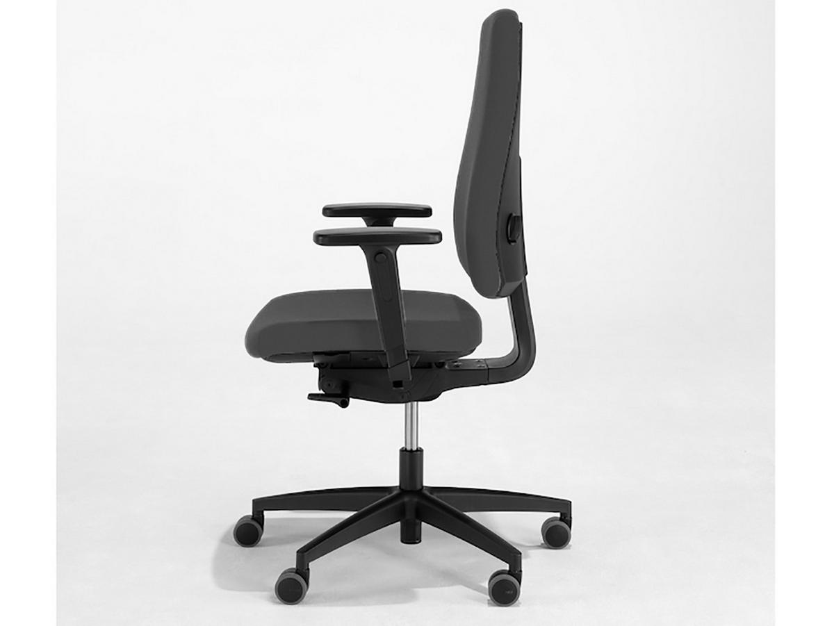 BÜROSTUHL höhenverstellbar drehbar, Polster Grau - Grau, Kunststoff/Textil (72/40/62cm) - Mauser Sitzkultur