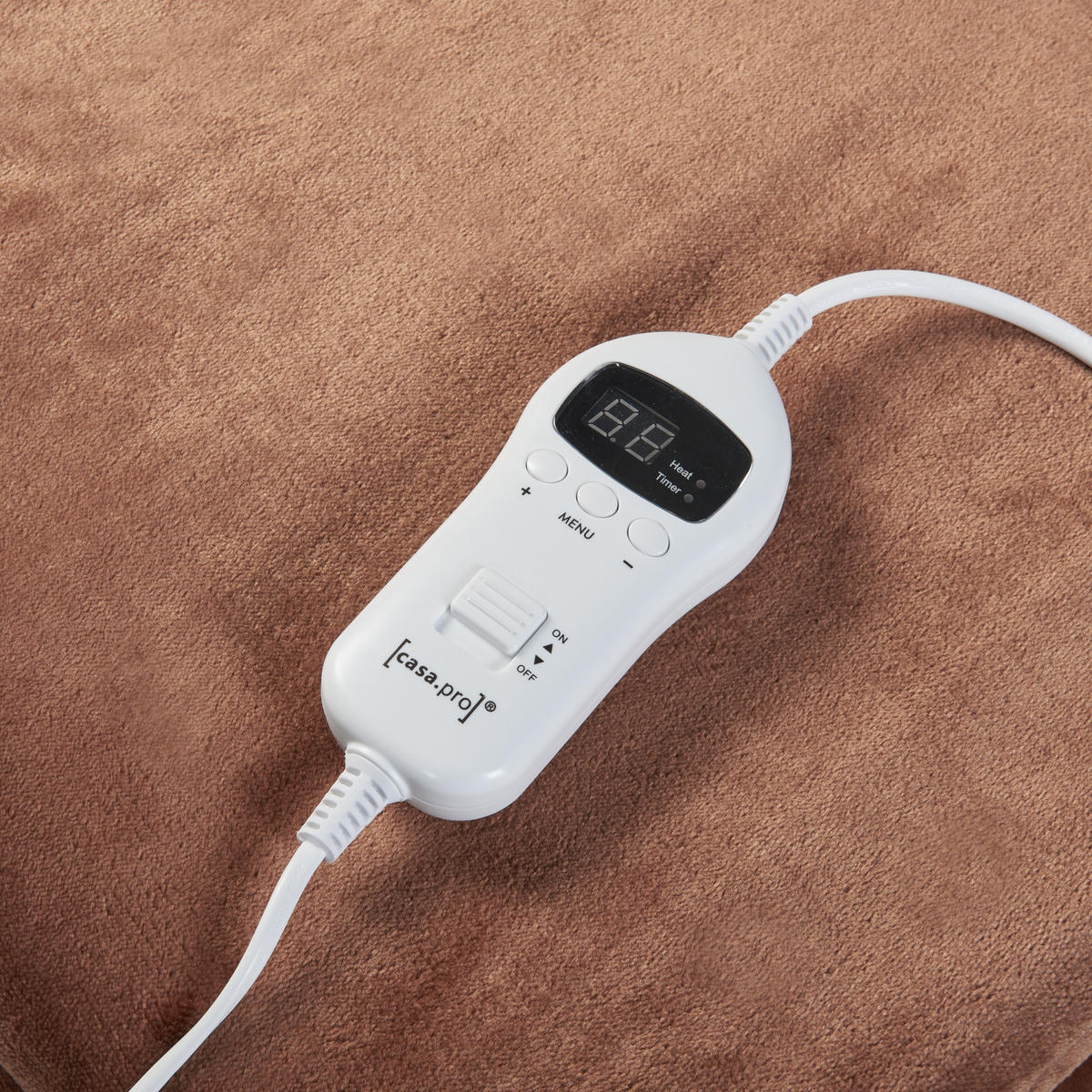 PŘIKRÝVKA Archi - hnědá, textil (180/130cm) - [en.casa]