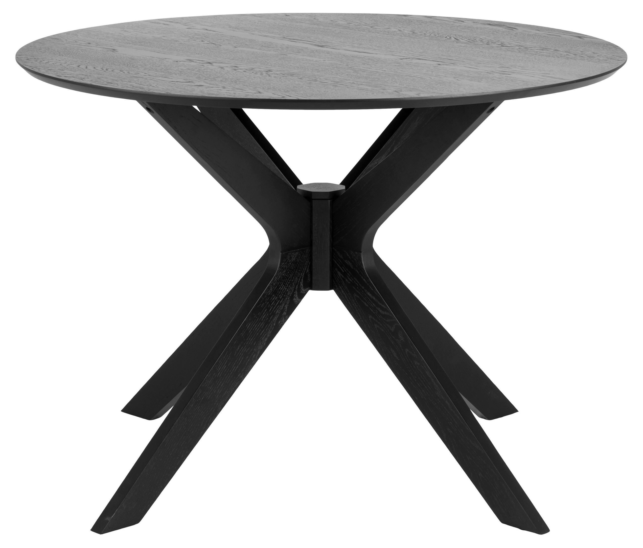 ESSTISCH schwarz - Schwarz, Holzwerkstoff (105/105/75cm) - ebuy24