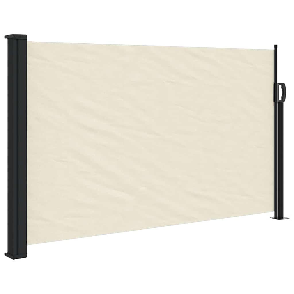 SEITENMARKISE Ausziehbar Creme 120/500 Cm - Creme, Textil (120/500cm) - vidaXL