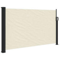 SEITENMARKISE Ausziehbar Creme 120/500 Cm - Creme, Textil (120/500cm) - vidaXL