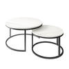 COUCHTISCH CIRI 2-in-1 LEVANTO - Schwarz, Holzwerkstoff (80/80/48cm) - Lookway