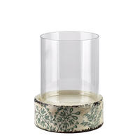 SVÍCEN, sklo, zelená, 14/14/14 cm - zelená barva, keramika (14cm) - Mondex