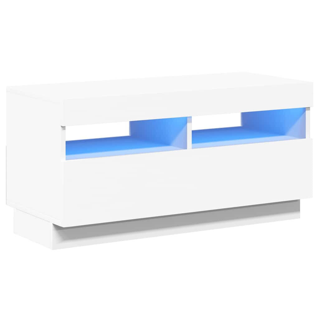 vidaXL Lowboard Weiß 80x40x35 cm