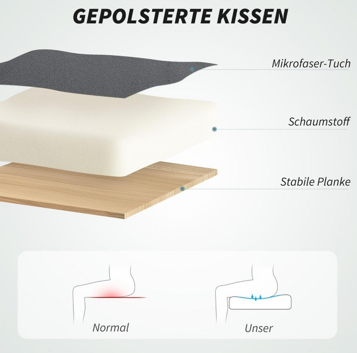 BÜROSTUHL in Grau 64x69x120 cm mit Massagefunktion, verstellbarer Rückenlehne und Fußstütze - Grau, Textil (69/120/64cm) - IVMEU