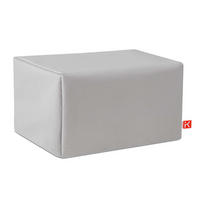 GARTENTISCH-ABDECKUNG RAMBE robustes Material, Hellgrau - Hellgrau, Textil (67/97/41cm) - KONSIMO®