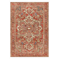 TEPPICH Design englische Kettelung rot - Rot, Textil (200/290cm) - AFK Living