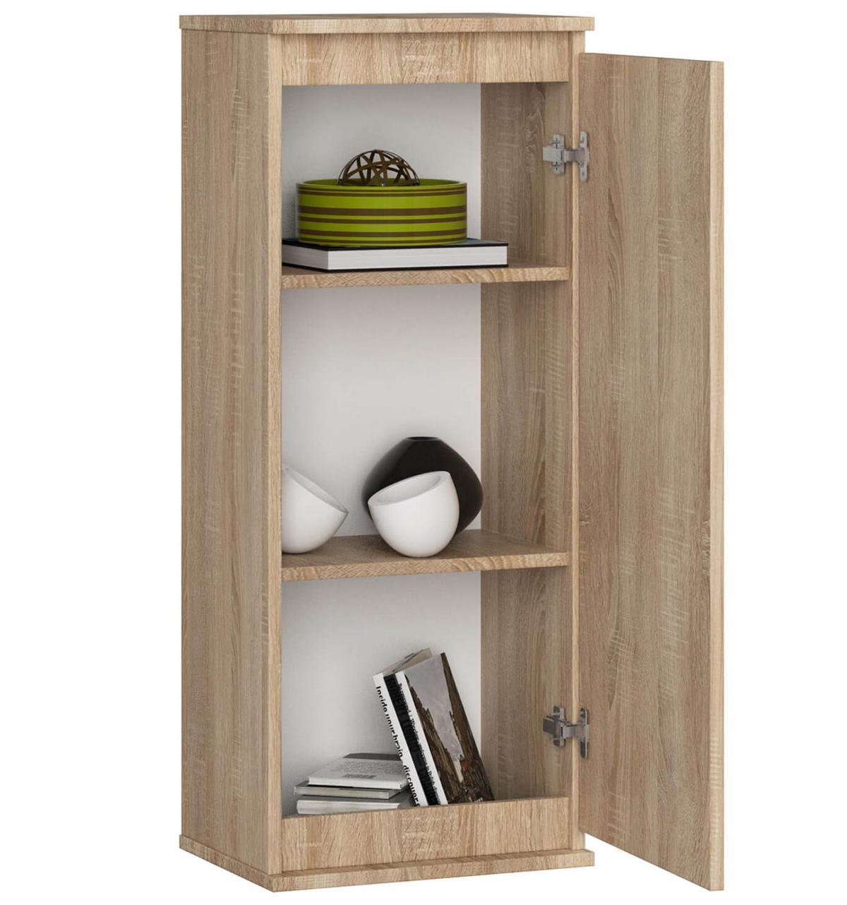 WANDSCHRANK Sonoma Eiche 40x30x99 cm - Sonoma Eiche, Holzwerkstoff (40/99/30cm) - Akord
