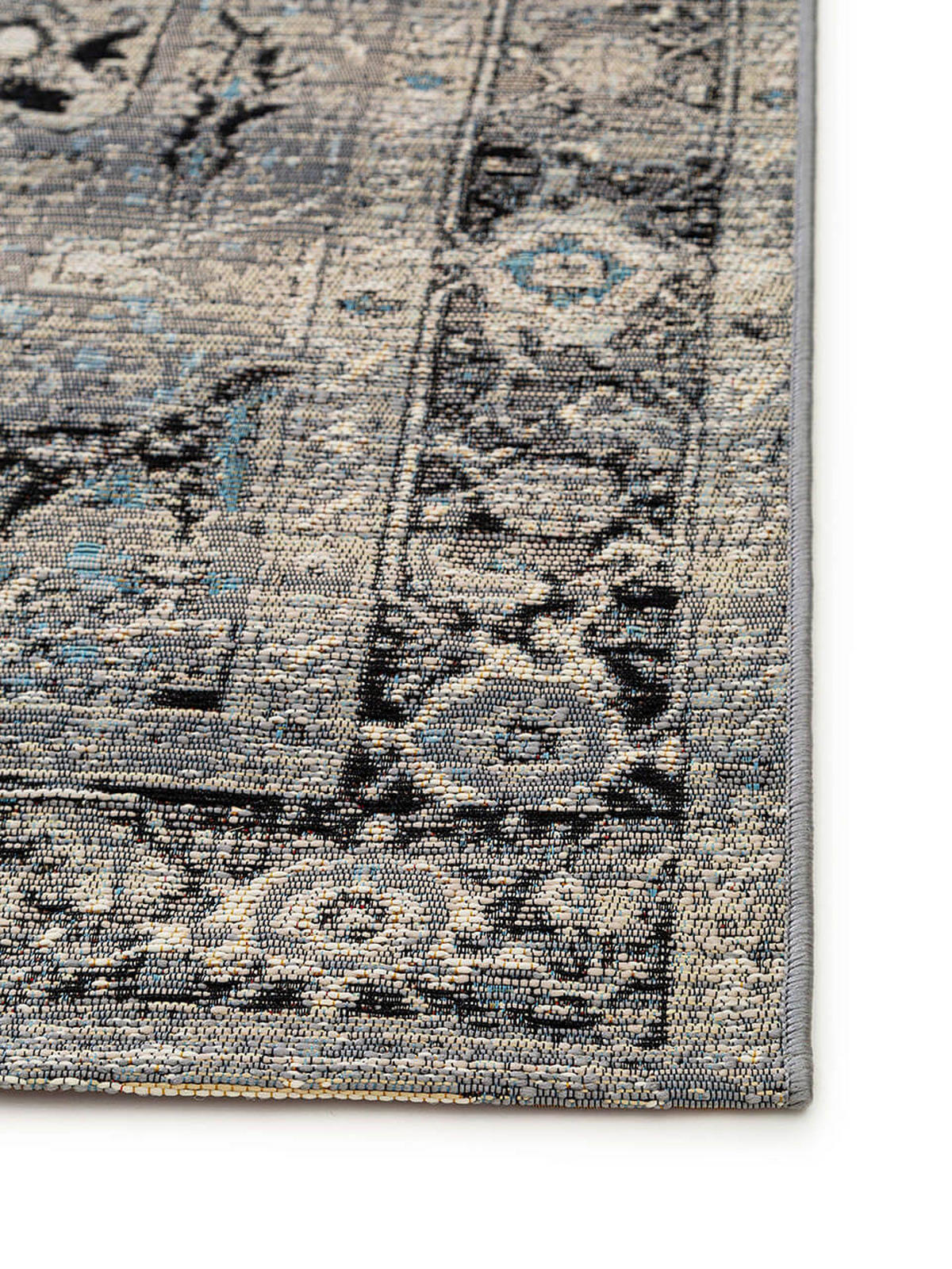 TEPPICH In- & Outdoor-Teppich Artis Grau - Grau, Kunststoff/Textil (240/1cm) - KUNSTLOFT