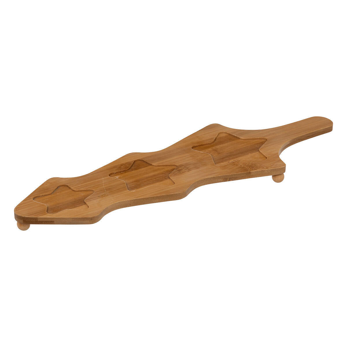 SCHÄLCHEN Sternform 42 cm - Weiß, Naturmaterialien (14/6.5/42cm) - Atmosphera Createur d´interieur