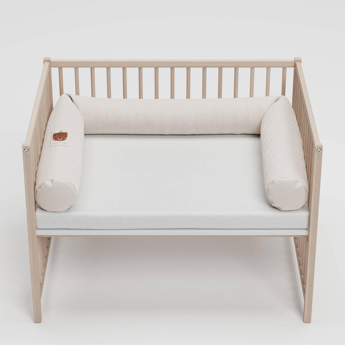 NESTCHENSCHLANGE Cozy "Cute Tiger Coconut Milk" 190 cm Bettschlange - Beige/Braun, Textil (15/190cm) - Sämann – make a difference.