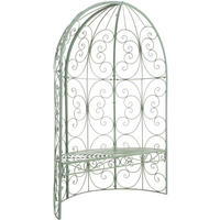 PAVILLON 120/58/178 cm Metall Antik-Grün - Grün, Metall (120/178/58cm) - CLP