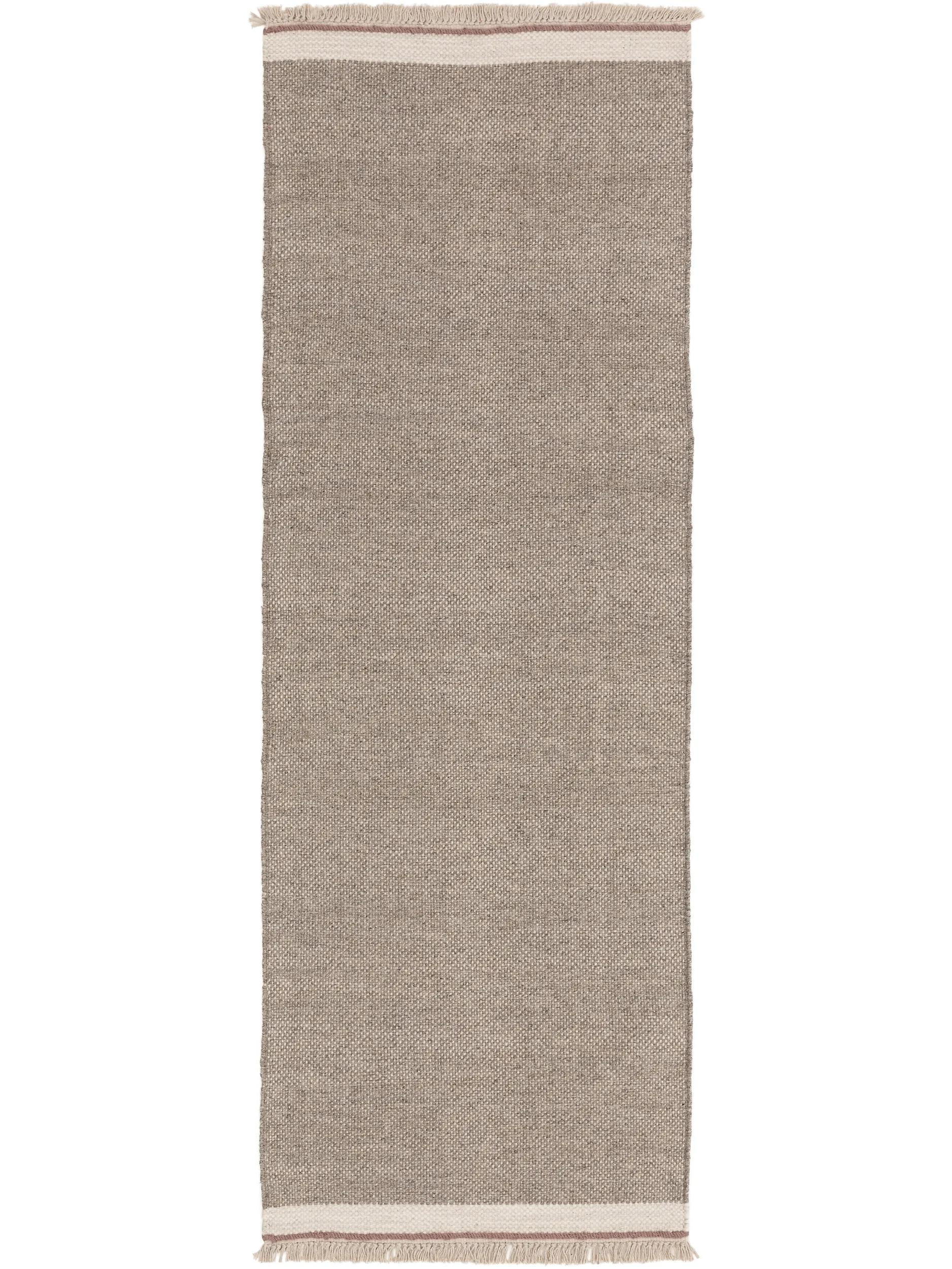 VOLNENA tekaška pregrinjalo Karla siva 80x250 cm - siva, tekstil/naravni materiali (80/250cm) - benuta Pop