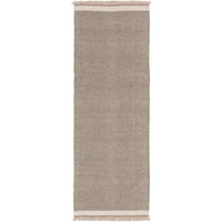 VOLNENA tekaška pregrinjalo Karla siva 80x250 cm - siva, tekstil/naravni materiali (80/250cm) - benuta Pop