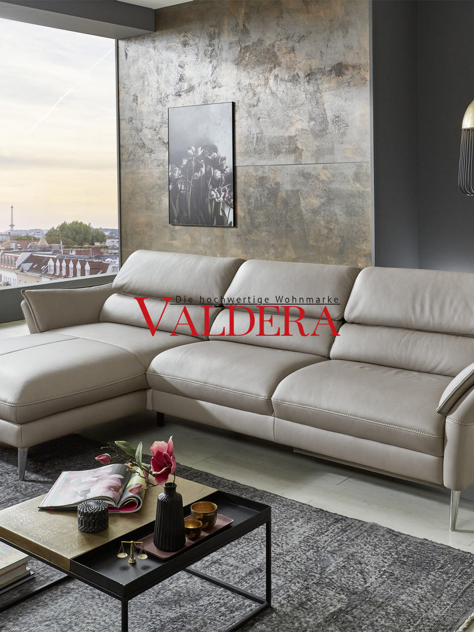 Valdera Sessel Beige Wohnzimmer