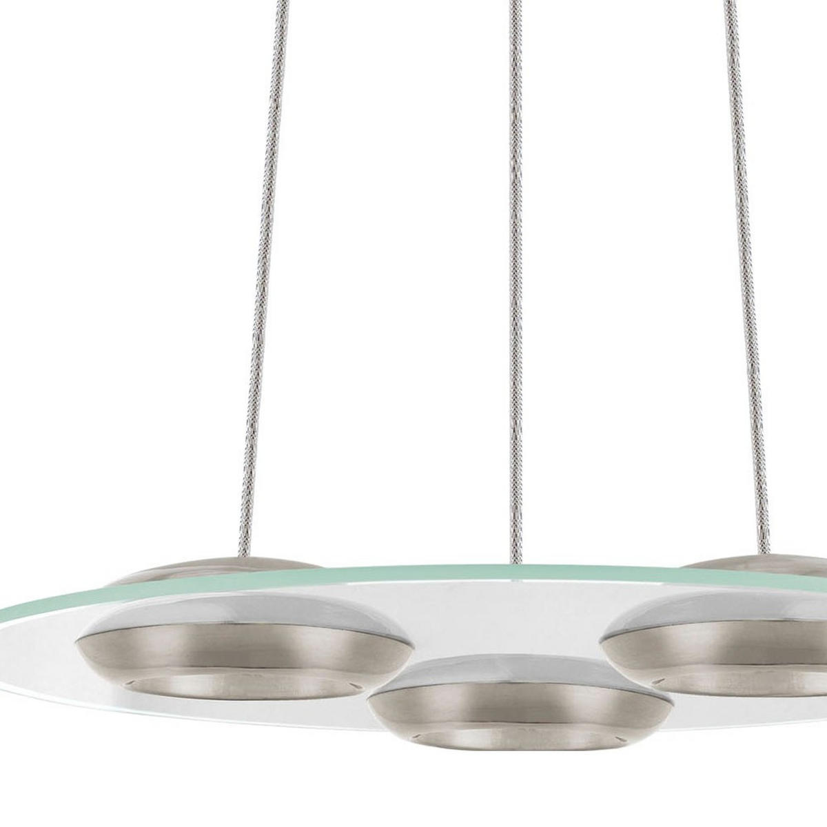 LED HÄNGELEUCHTE BOOTES Silber Glas - Silberfarben, Glas (48/48/110cm)