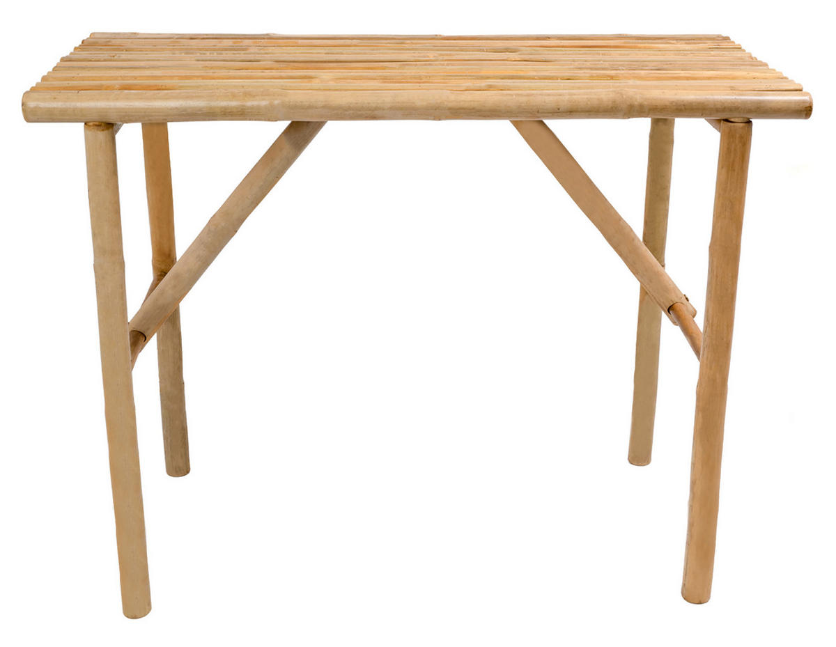 KONSOLENTISCH Rechteckig Braun 80 x 42 x 79 cm - Braun, Holz (90/90/75.5cm) - Nordlys