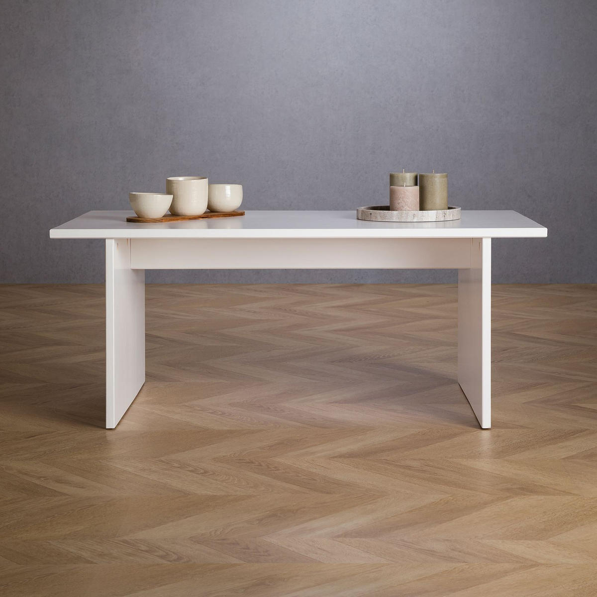 COUCHTISCH SALTO weiß - Weiß, Holz (60/110/45cm) - IDIMEX