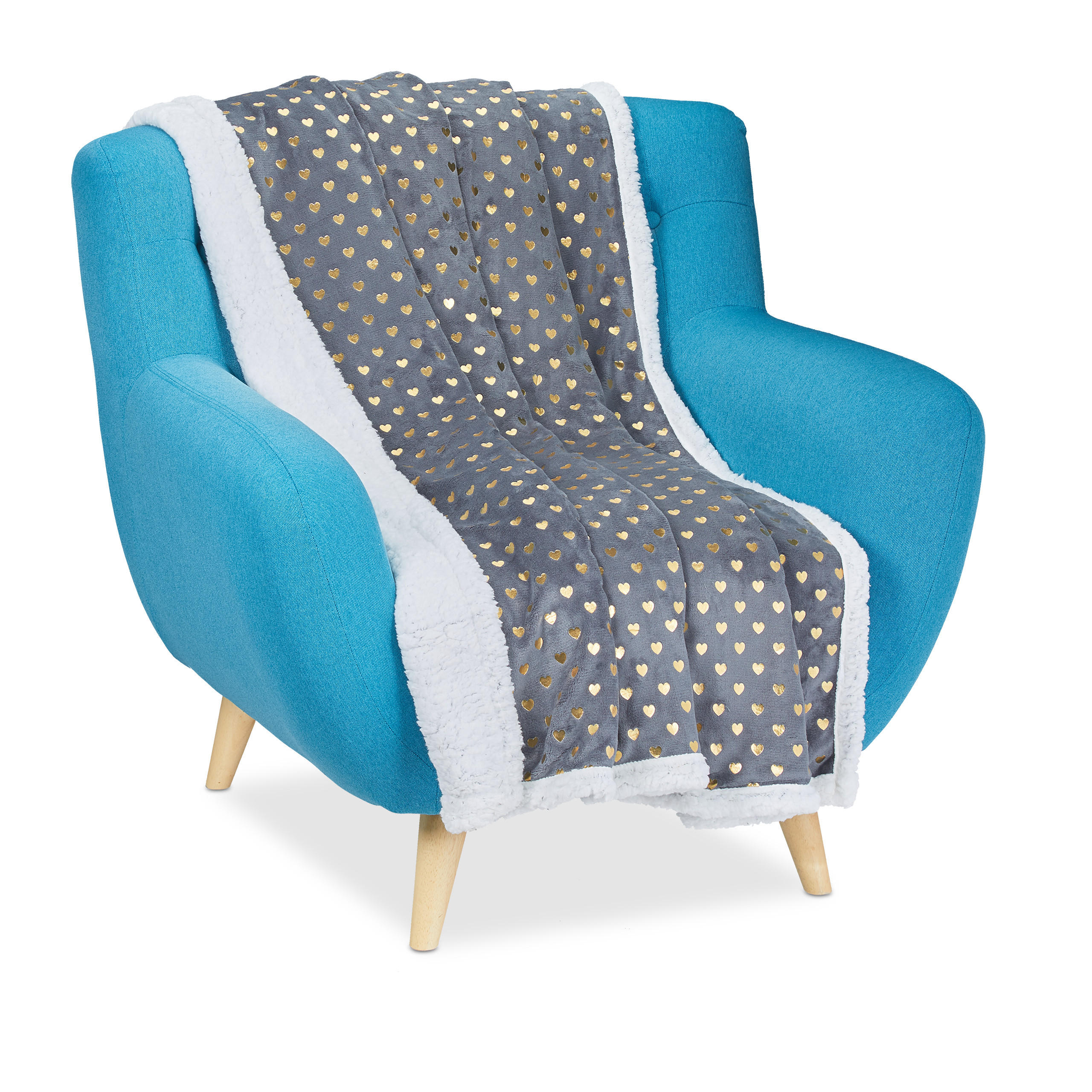 KUSCHELDECKE - Multicolor, Textil (150/200cm) - Relaxdays