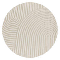 OUTDOORTEPPICH 160/160 cm Cotton 236 - Creme, Kunststoff (160/160cm) - Paco Home