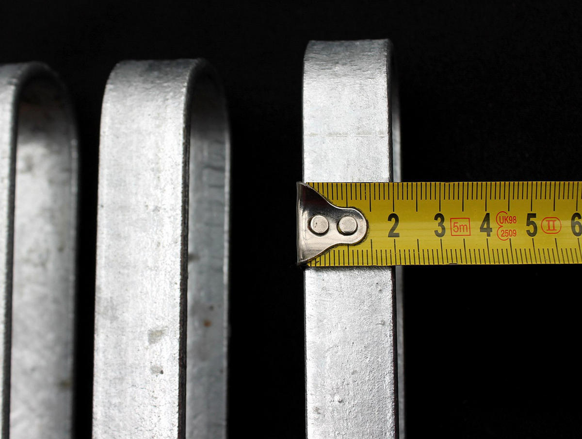 BODENANKER 4 Stück verzinkt für Rosenbogen 30 cm XL - Grau, Metall (38/30/20cm) - DanDiBo