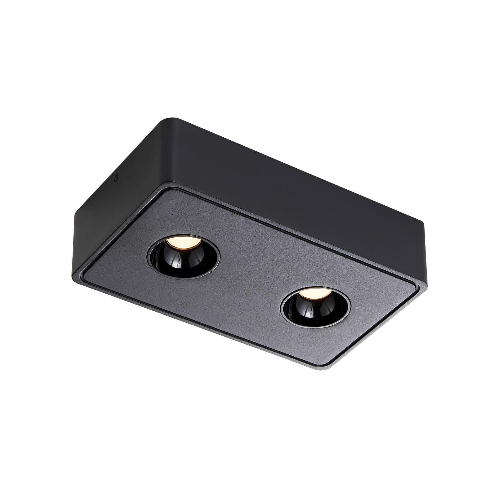 LED-STRAHLER Chopper 22.2/13.2/5.5cm - Schwarz, Metall (22.2/13.2/5.5cm) - ZMH