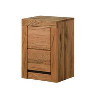 HÄNGESCHRANK Wildeiche / Zerreiche 44x35x63 natur geölt MONTREUX #57 - Braun, Holz (44/63/35cm) - Massivmoebel24