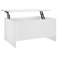 COUCHTISCH Weiß 80x55,5x41,5 cm Holzwerkstoff - Weiß, Holzwerkstoff (80/55.5/41.5cm) - furnicato