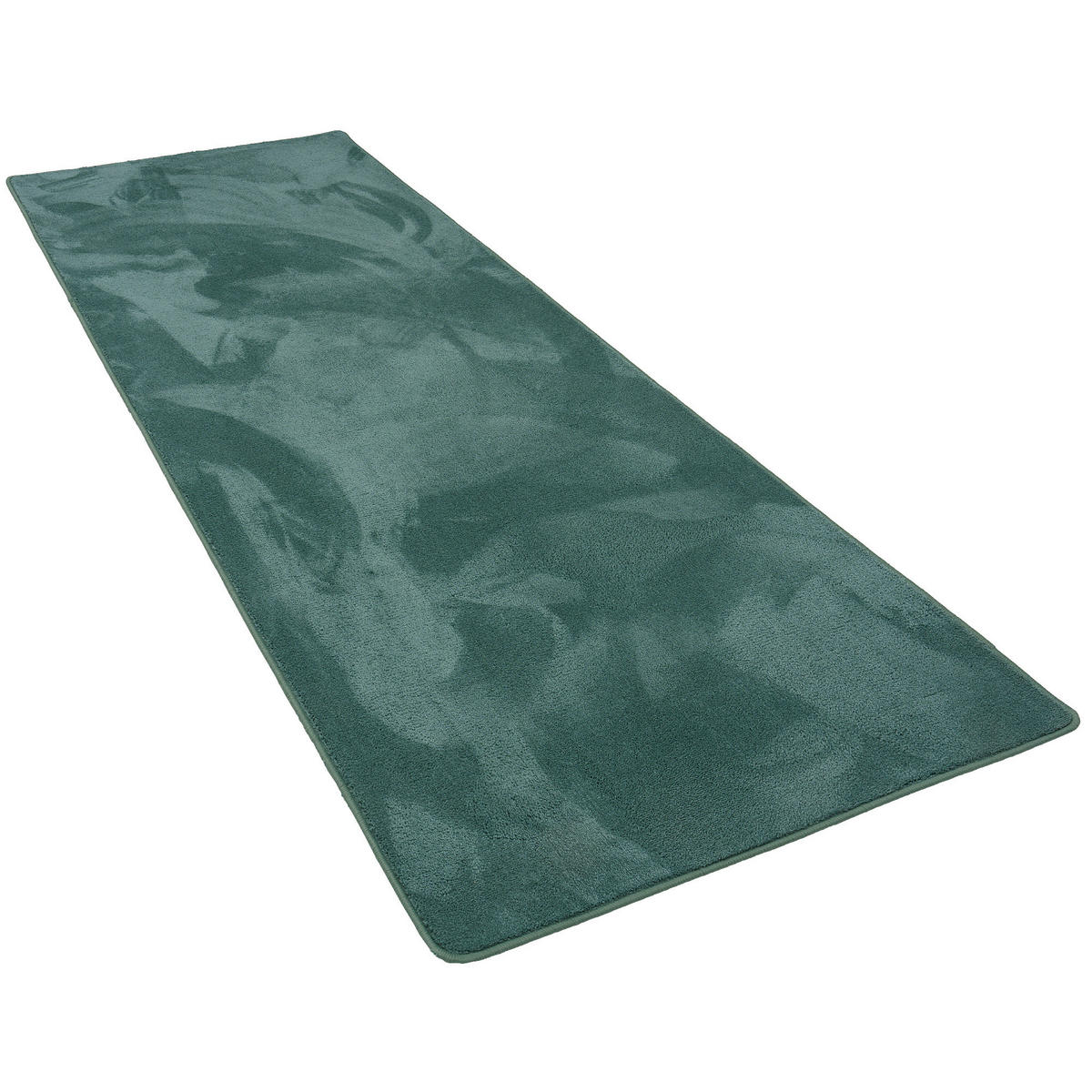 LUXUS SUPER SOFT HOCHFLOR LANGFLOR TEPPICH LÄUFER DELUXE - Mintgrün, Textil (80/400cm) - Snapstyle