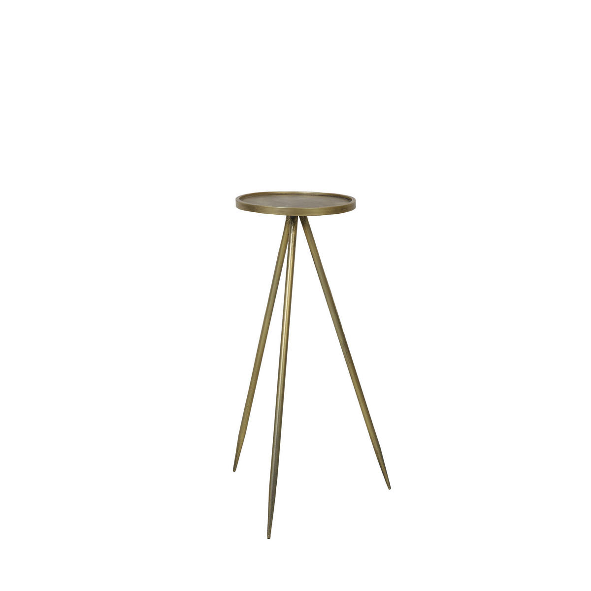 SÄULE Envira Gold Ø30/80,5 cm - Goldfarben, Metall (30/30/80.5cm) - Light & Living