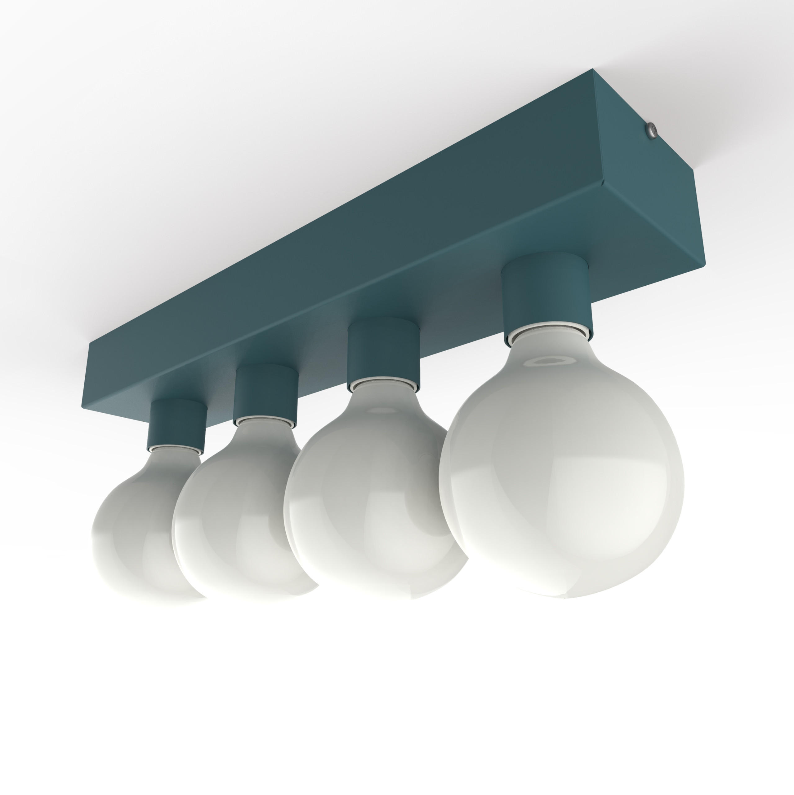 DECKENLEUCHTE - Blau, Metall (10/45/7.5cm) - Lumicom