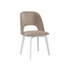 STUHL Monti 4, Holzfarbe: Weiß - Beige/Weiß, Holz (48/83/54cm) - MIRJAN24