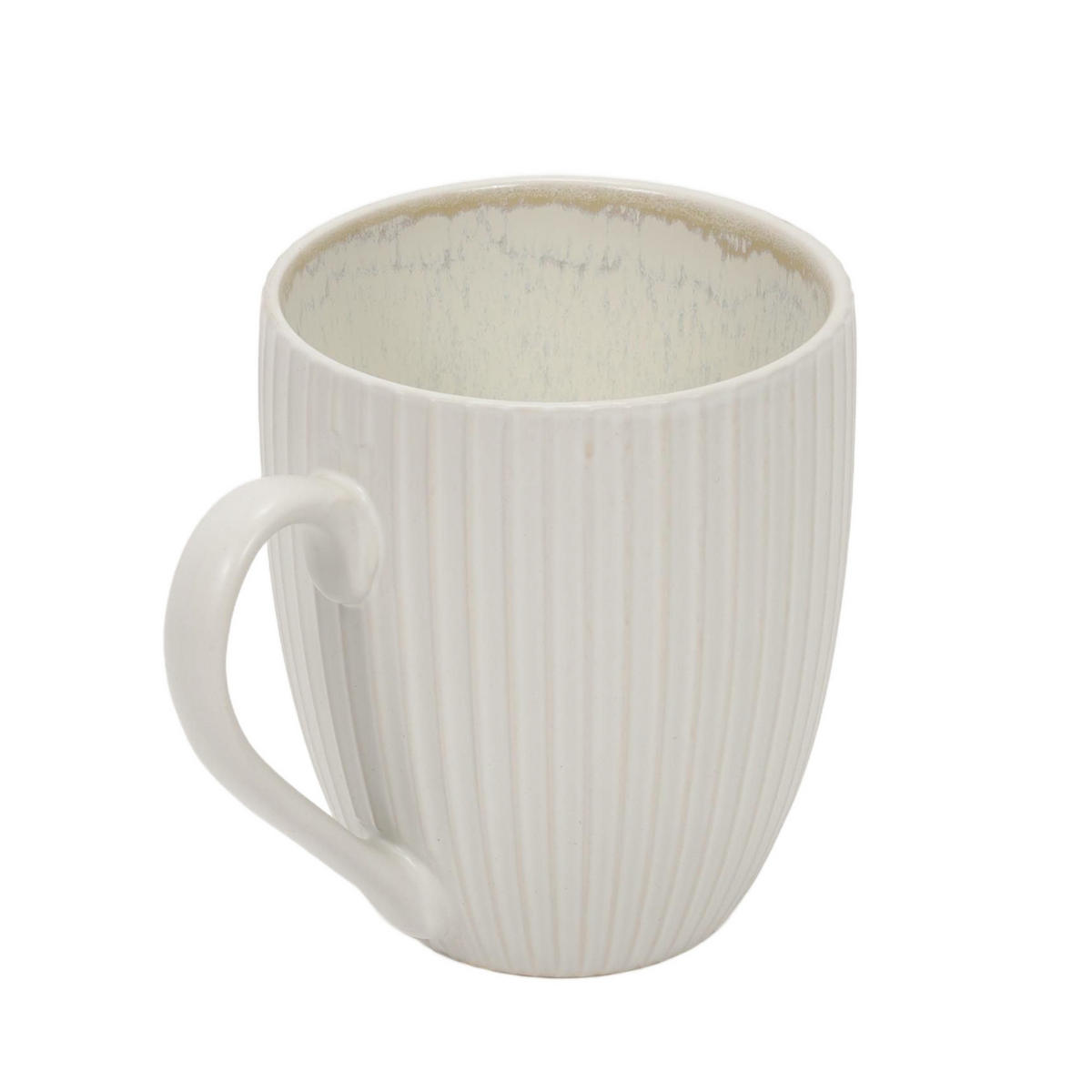 TASSE für Kaffee oder Tee Essence Grau 400 ml 9,5/9,5/10,5 cm - Grau, Keramik (0.4L) - Siaki
