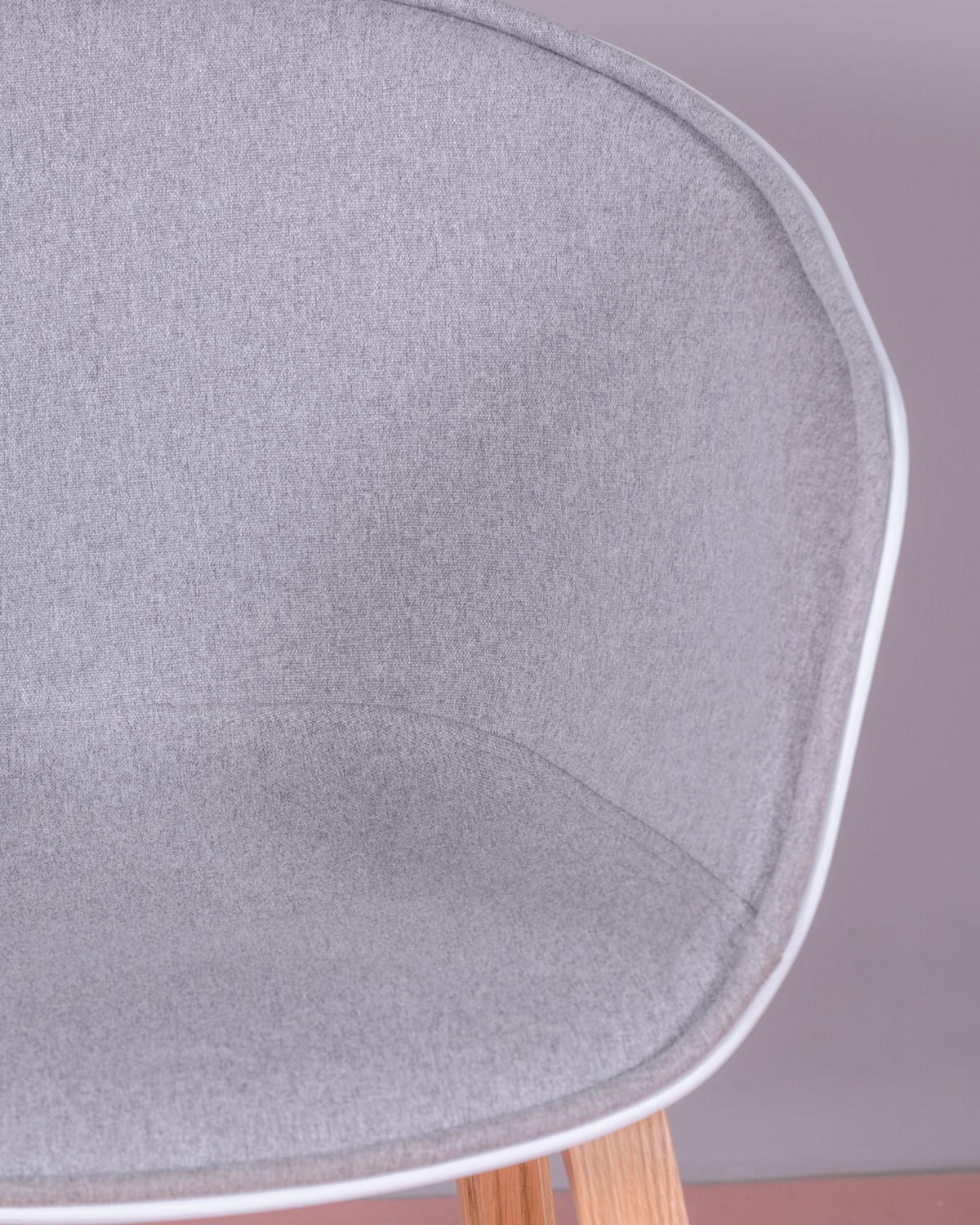 ESSZIMMERSTUHL gepolstert Kunststoff Grau - Grau, Kunststoff (59/78/56cm) - Nest Dream