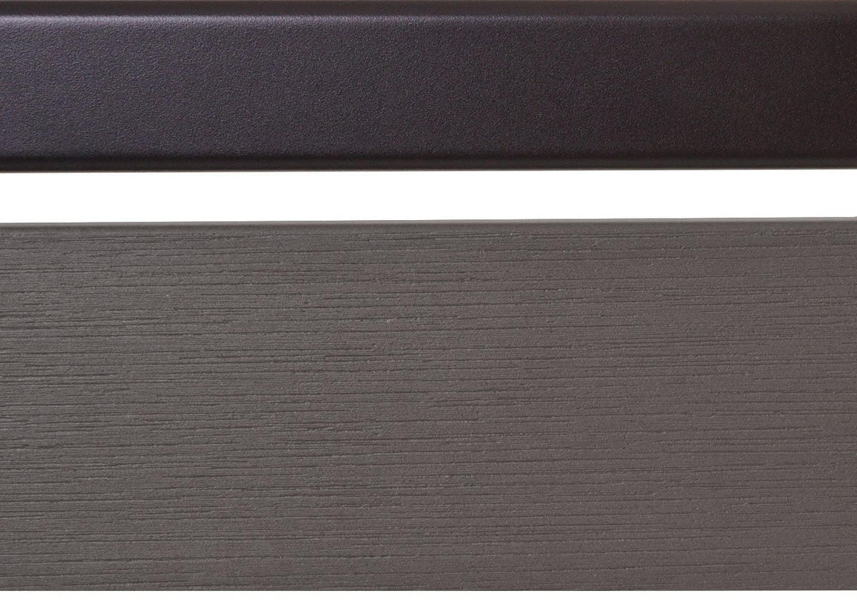 MÜLLTONNEN-ZAUN Alu 130x110x6cm Basis Grau - Grau, Metall (110/130/6cm) - PROREGAL