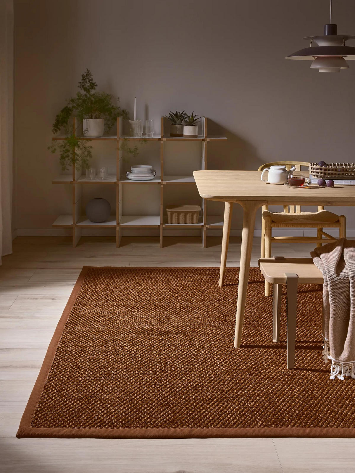 SISALTEPPICH Greta Hellbraun 300x400 cm - Hellbraun, Textil (300/400cm) - benuta Pure